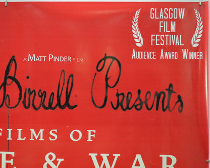 HARRY BIRRELL PRESENTS FILMS OF LOVE AND WAR (Top Right) Cinema Quad Movie Poster 