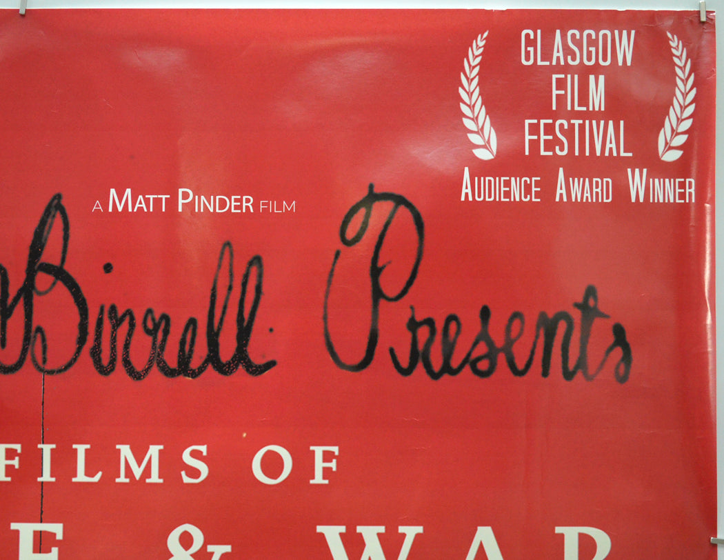 HARRY BIRRELL PRESENTS FILMS OF LOVE AND WAR (Top Right) Cinema Quad Movie Poster 