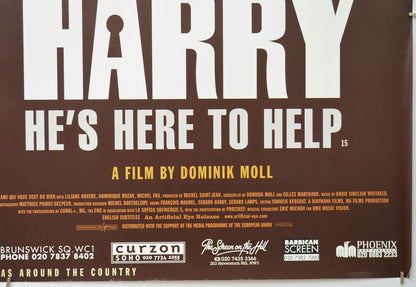 HARRY HE’S HERE TO HELP (Bottom Right) Cinema Quad Movie Poster 