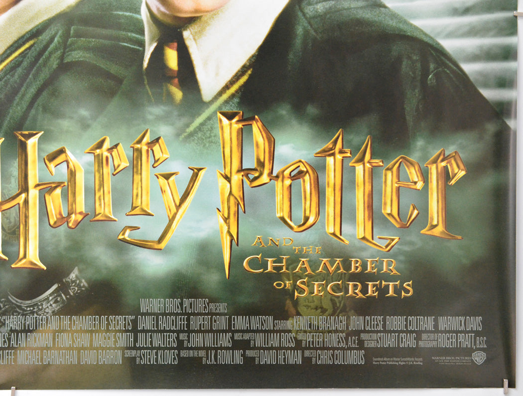 Harry Potter And The Chamber Of Secrets (Bottom Right) Cinema Quad Movie Poster 