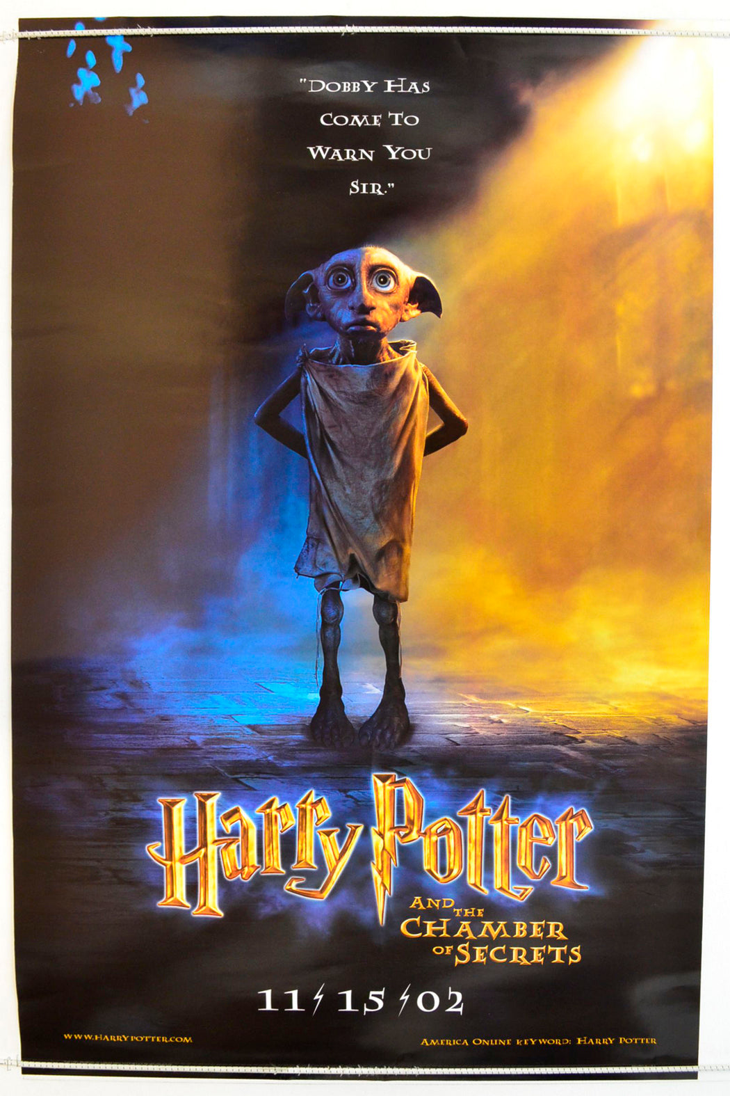 Harry Potter And The Chamber Of Secrets   (Dobby - Teaser / Advance Version) Original One Sheet Poster - Film Poster - Movie Poster