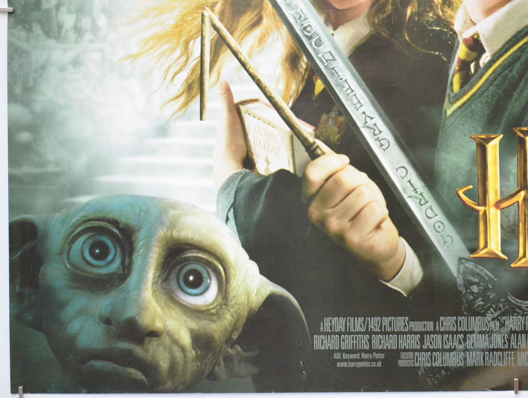 HARRY POTTER AND THE CHAMBER OF SECRETS (Bottom Left) Cinema Quad Movie Poster 