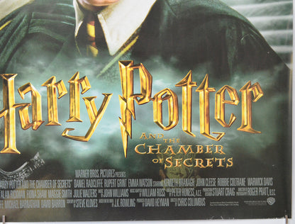 HARRY POTTER AND THE CHAMBER OF SECRETS (Bottom Right) Cinema Quad Movie Poster 