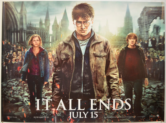 Harry Potter And The Deathly Hallows - Part 2  (Students - Teaser / Advance Version)   Original Quad Poster - Film Poster - Movie Poster