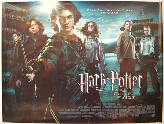 Harry Potter And The Goblet Of Fire  Original Quad Poster - Film Poster - Movie Poster