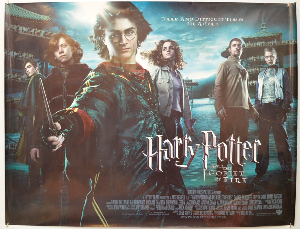 Harry Potter And The Goblet Of Fire  Original Quad Poster - Film Poster - Movie Poster