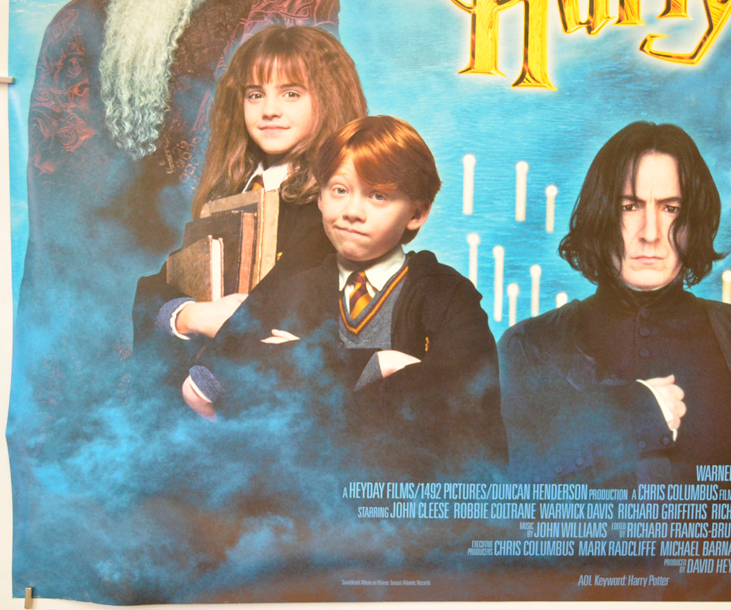 HARRY POTTER AND THE PHILOSOPHER’S STONE (Bottom Left) Cinema Quad Movie Poster 