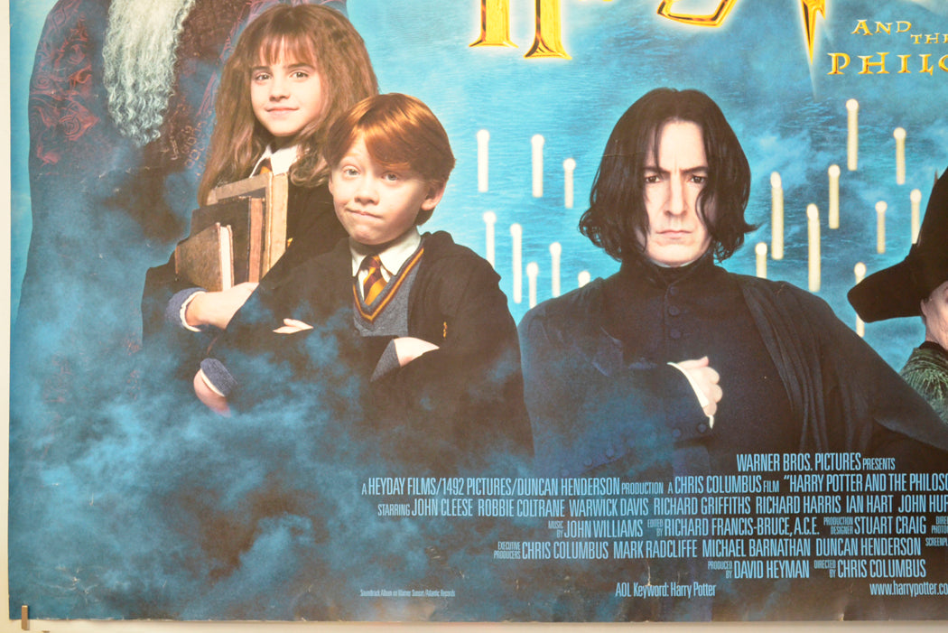 HARRY POTTER AND THE PHILOSOPHER’S STONE (Bottom Left) Cinema Quad Movie Poster 