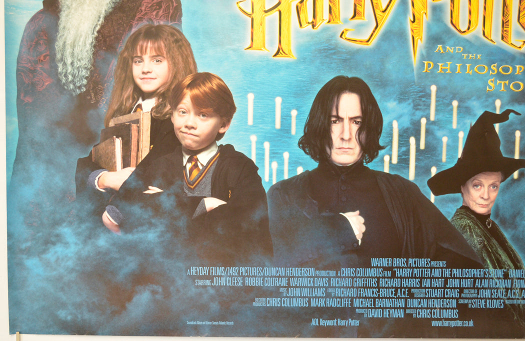 HARRY POTTER AND THE PHILOSOPHER’S STONE (Bottom Left) Cinema Quad Movie Poster 