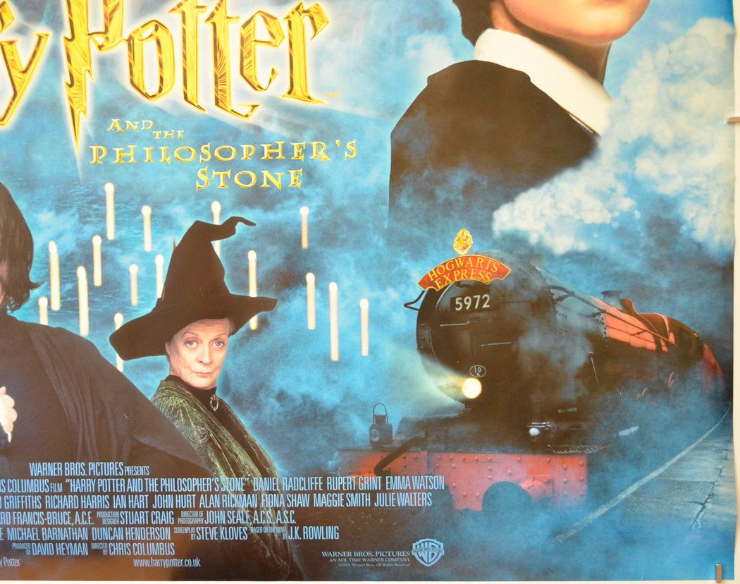 HARRY POTTER AND THE PHILOSOPHER’S STONE (Bottom Right) Cinema Quad Movie Poster 