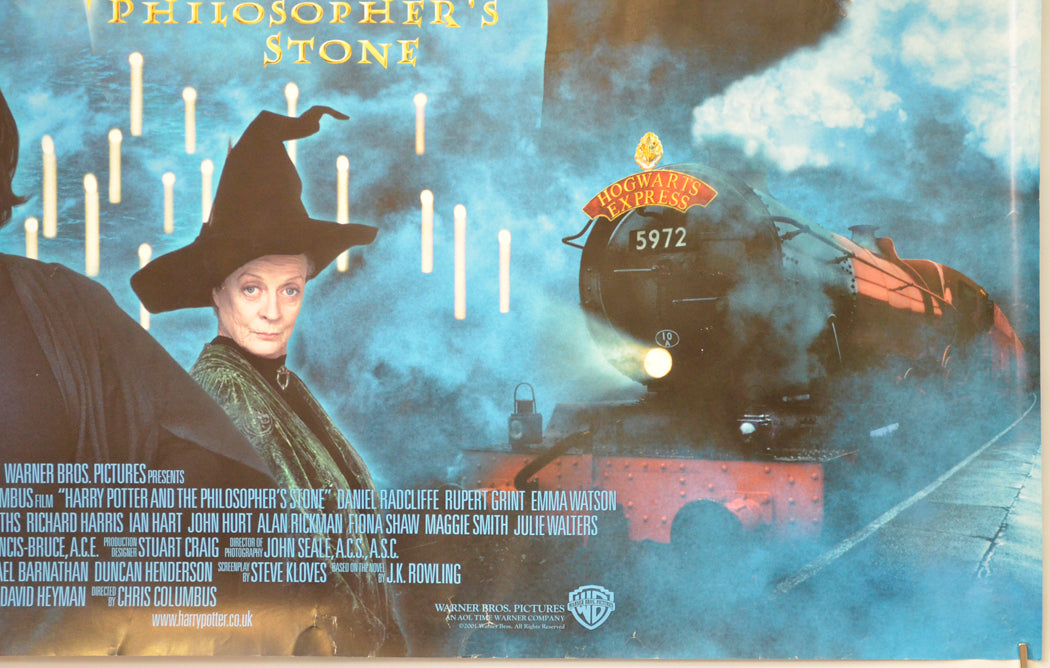 HARRY POTTER AND THE PHILOSOPHER’S STONE (Bottom Right) Cinema Quad Movie Poster 