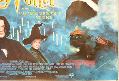 HARRY POTTER AND THE PHILOSOPHER’S STONE (Bottom Right) Cinema Quad Movie Poster 