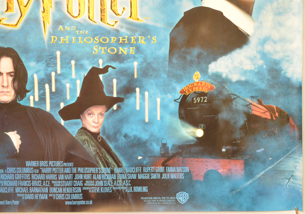 HARRY POTTER AND THE PHILOSOPHER’S STONE (Bottom Right) Cinema Quad Movie Poster 