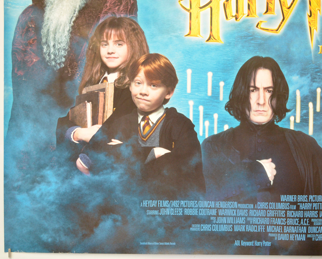 HARRY POTTER AND THE PHILOSOPHER’S STONE (Bottom Left) Cinema Quad Movie Poster 