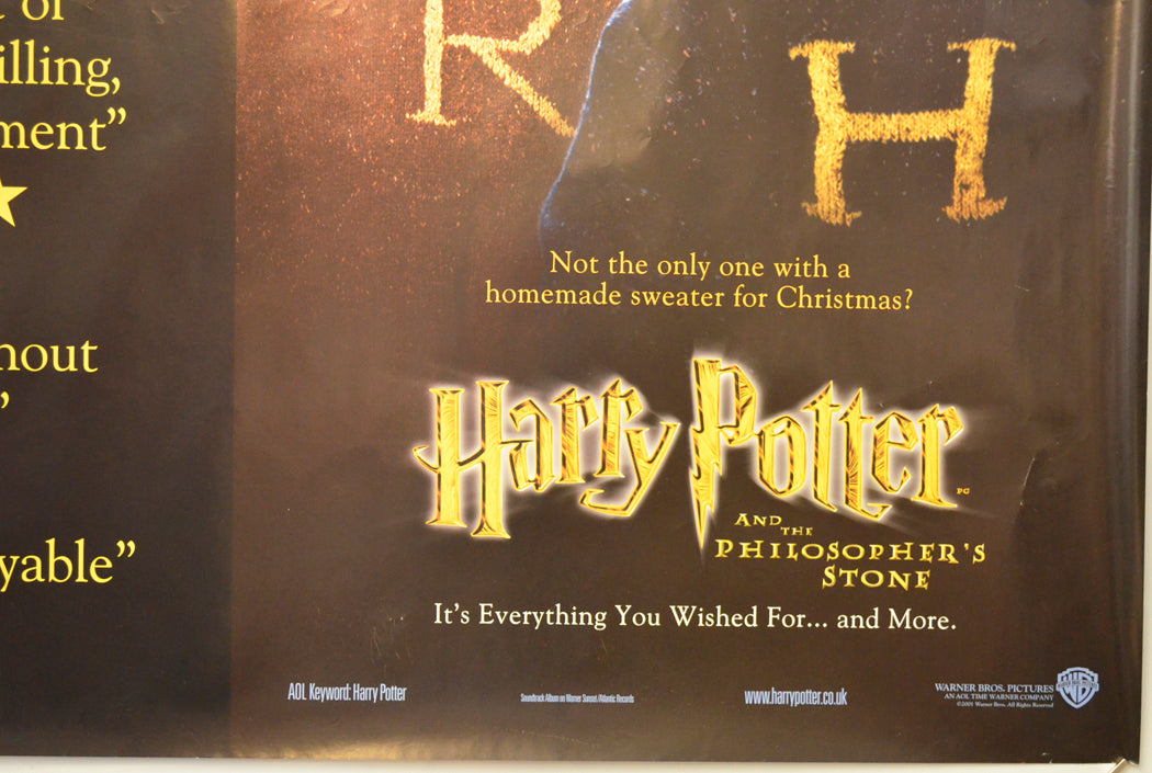 HARRY POTTER AND THE PHILOSOPHER’S STONE (Bottom Right) Cinema Quad Movie Poster 