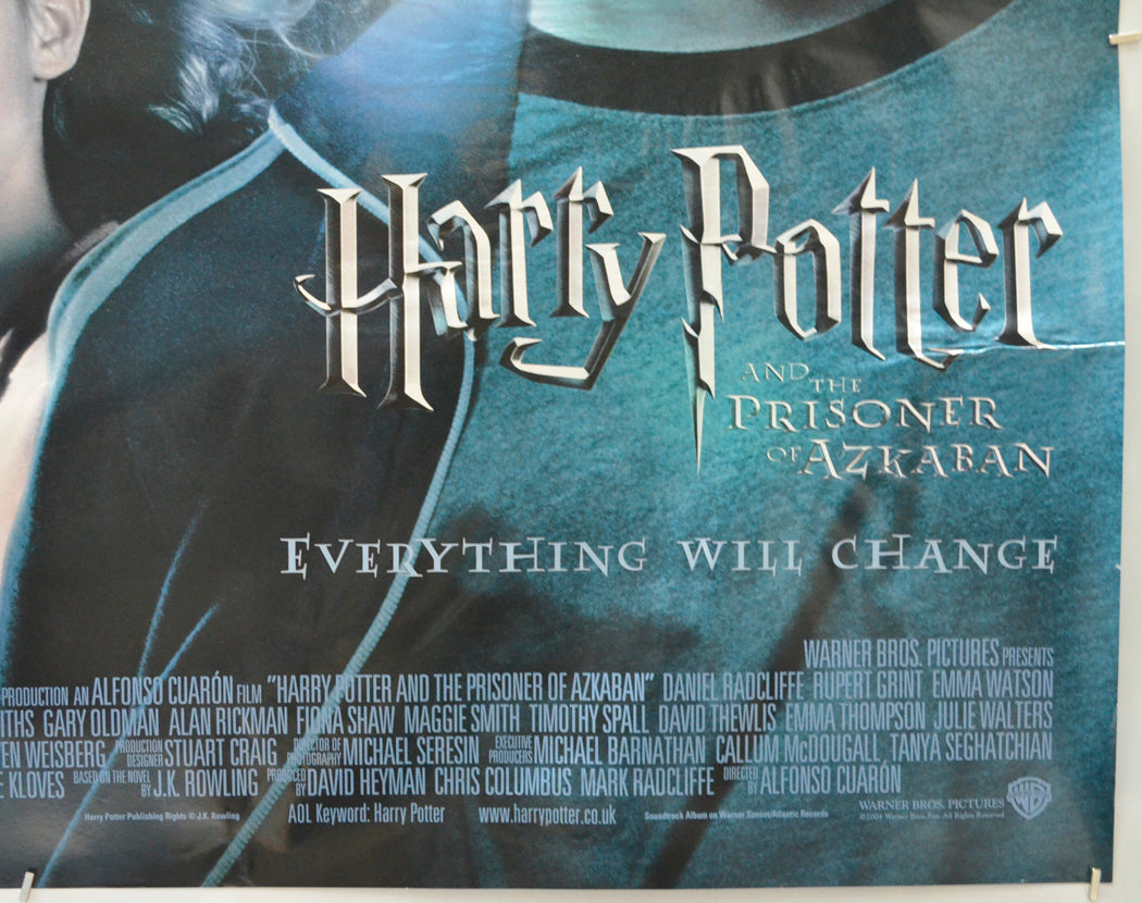 HARRY POTTER AND THE PRISONER OF AZKABAN (Bottom Right) Cinema Quad Movie Poster 