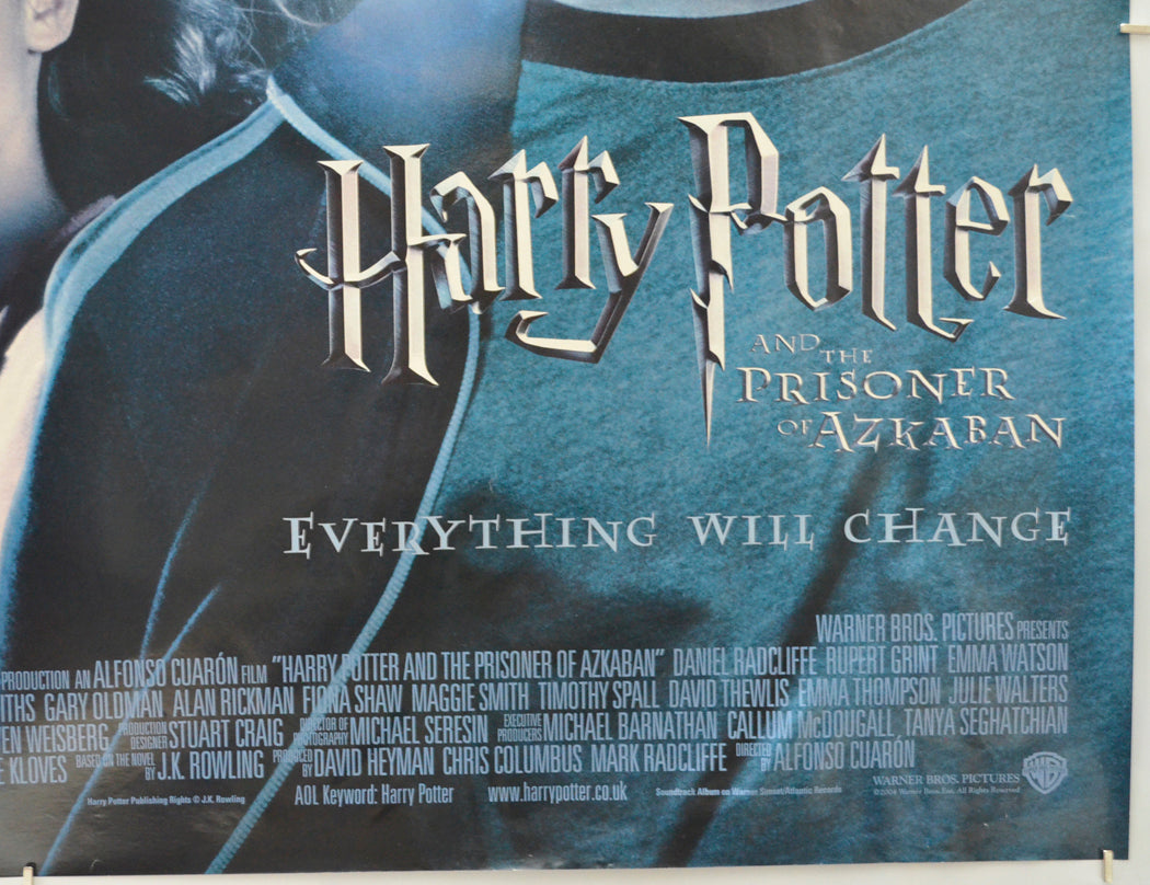 HARRY POTTER AND THE PRISONER OF AZKABAN (Bottom Right) Cinema Quad Movie Poster 