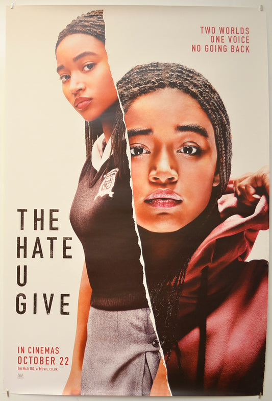 The Hate U Give (Teaser / Advance Version)  Original One Sheet Poster - Film Poster - Movie Poster