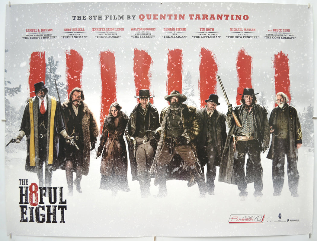 The Hateful Eight (a.k.a. The H8ful Eight) Original Quad Poster - Film Poster - Movie Poster