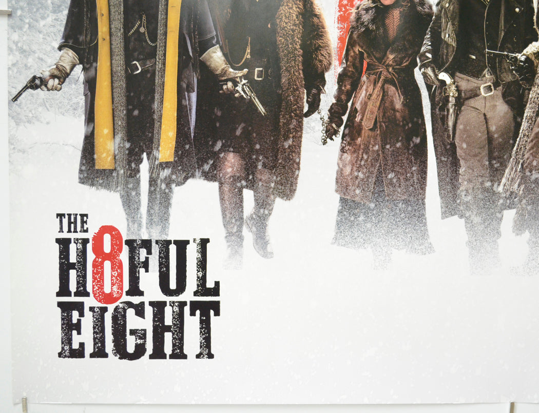 THE HATEFUL EIGHT (Bottom Left) Cinema Quad Movie Poster 