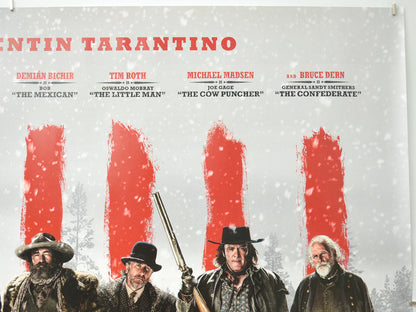 THE HATEFUL EIGHT (Top Right) Cinema Quad Movie Poster 