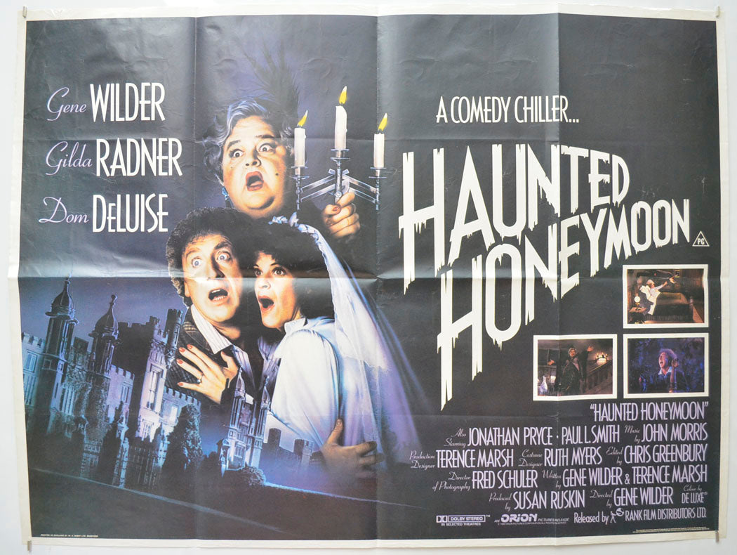 Haunted Honeymoon Original Quad Poster - Film Poster - Movie Poster