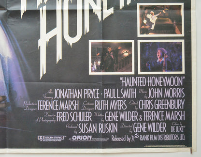 HAUNTED HONEYMOON (Bottom Right) Cinema Quad Movie Poster 