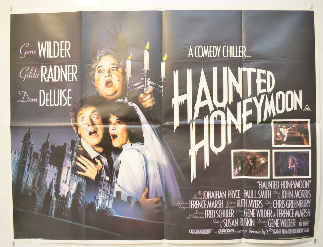 Haunted Honeymoon  Original Quad Poster - Film Poster - Movie Poster