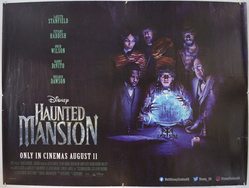 Haunted Mansion Original Quad Poster - Film Poster - Movie Poster