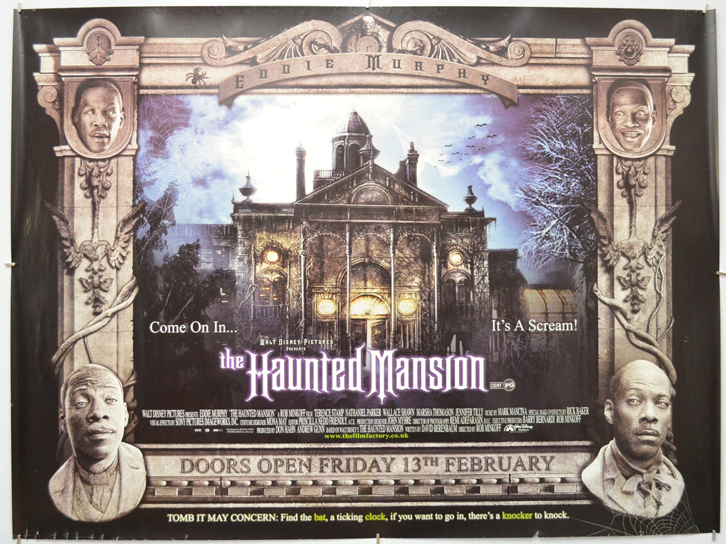 The Haunted Mansion - Original Quad Poster - Film Poster - Movie Poster