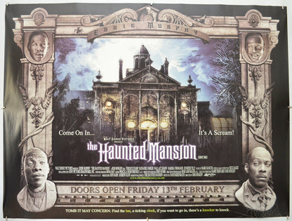 The Haunted Mansion Original Quad Poster - Film Poster - Movie Poster  