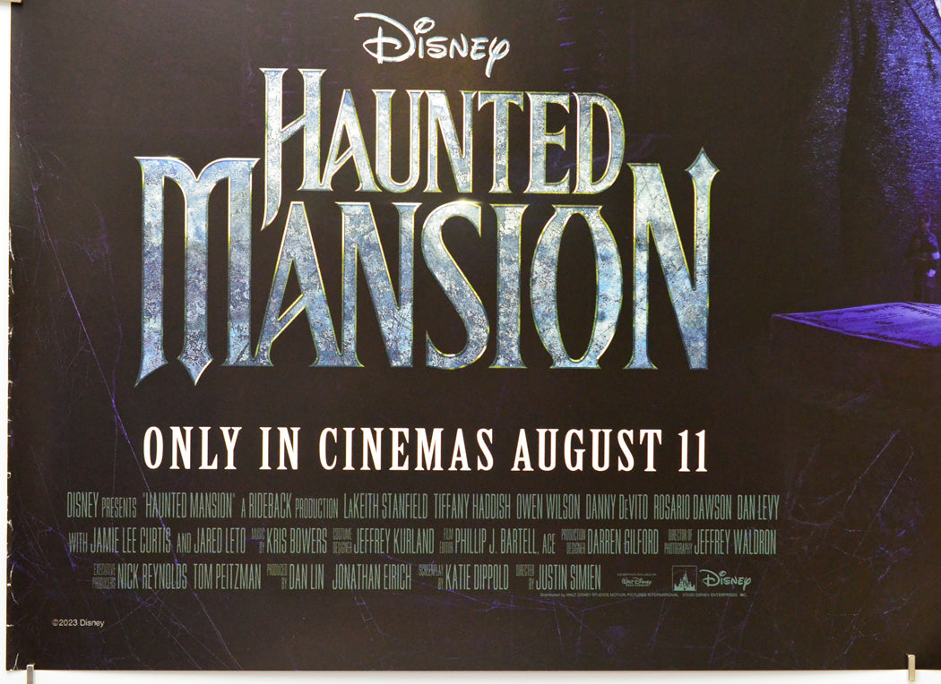 Haunted Mansion (Bottom Left) Cinema Quad Movie Poster 