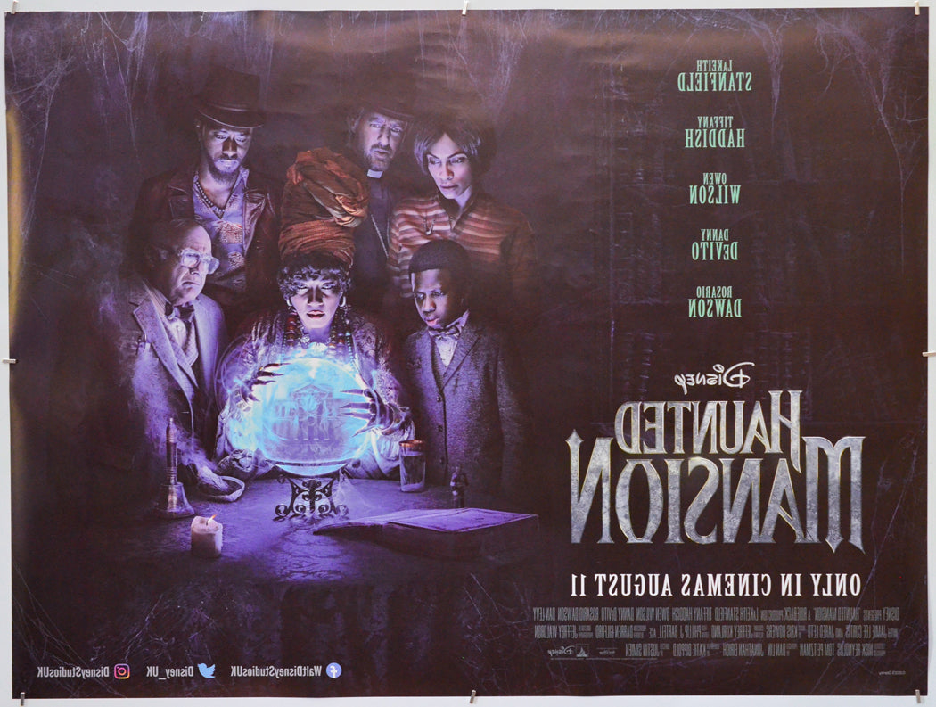 Haunted Mansion (Back) Cinema Quad Movie Poster 