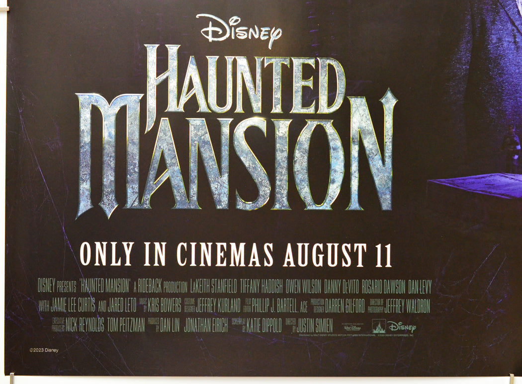 Haunted Mansion (Bottom Left) Cinema Quad Movie Poster 