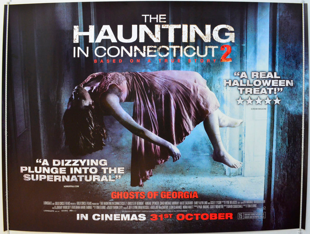 The Haunting In Connecticut 2 : Ghosts Of Georgia Original British Quad Poster - Film Poster - Movie Poster 