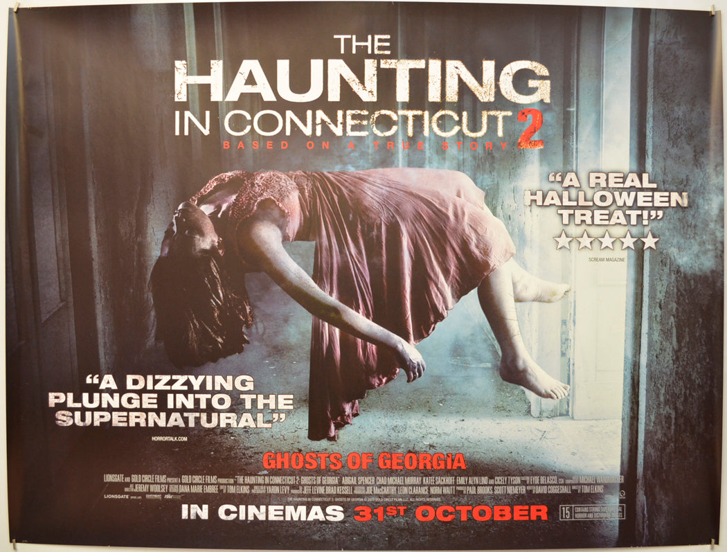 The Haunting In Connecticut 2 : Ghosts Of Georgia Original Quad Poster - Film Poster - Movie Poster