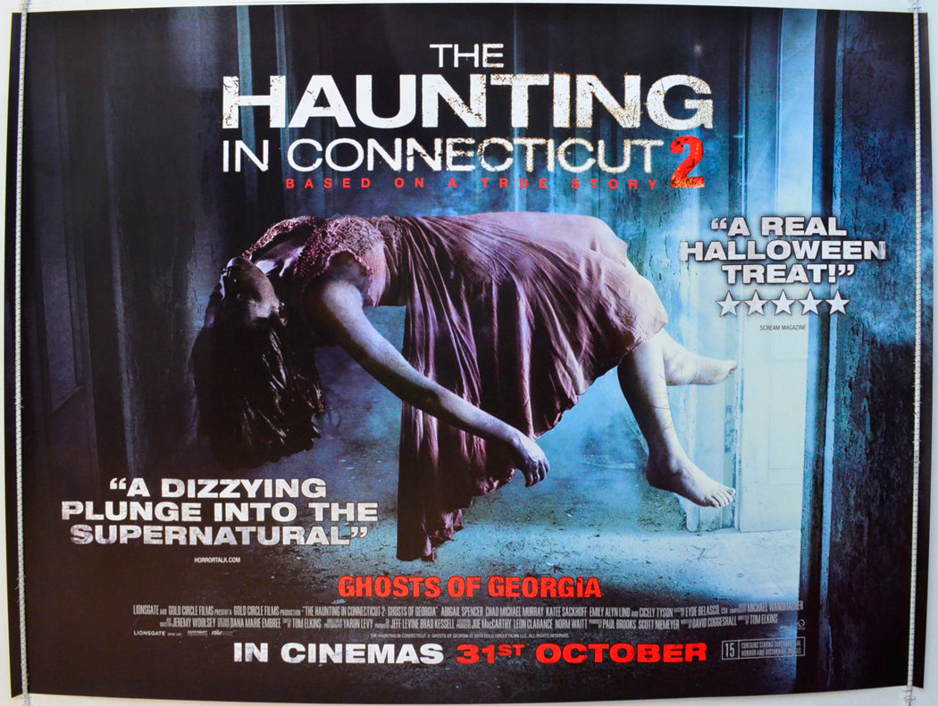 The Haunting In Connecticut 2 : Ghosts Of Georgia Original British Quad Poster - Film Poster - Movie Poster 