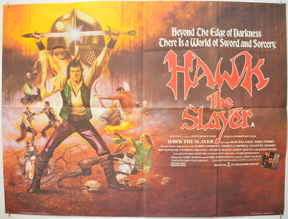 Hawk The Slayer Original Quad Poster - Film Poster - Movie Poster