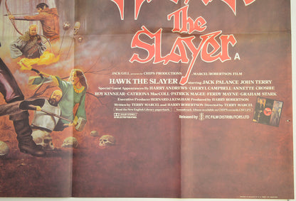 HAWK THE SLAYER (Bottom Right) Cinema Quad Movie Poster 