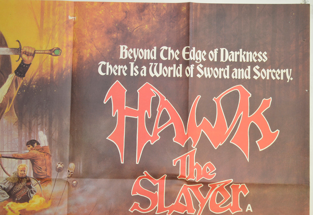 HAWK THE SLAYER (Top Right) Cinema Quad Movie Poster 