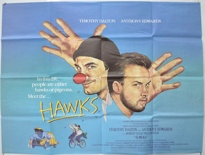 Hawks Original Quad Poster - Film Poster - Movie Poster