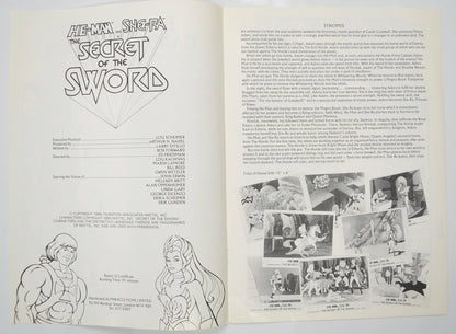 HE-MAN SHE-RA : THE SECRET OF THE SWORD Cinema Exhibitors Campaign Pressbook - INSIDE 