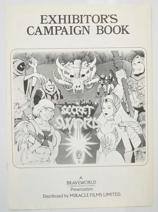 He-Man She-Ra : The Secret Of The Sword Original 8 Page Cinema Exhibitors Campaign Pressbook (UK)