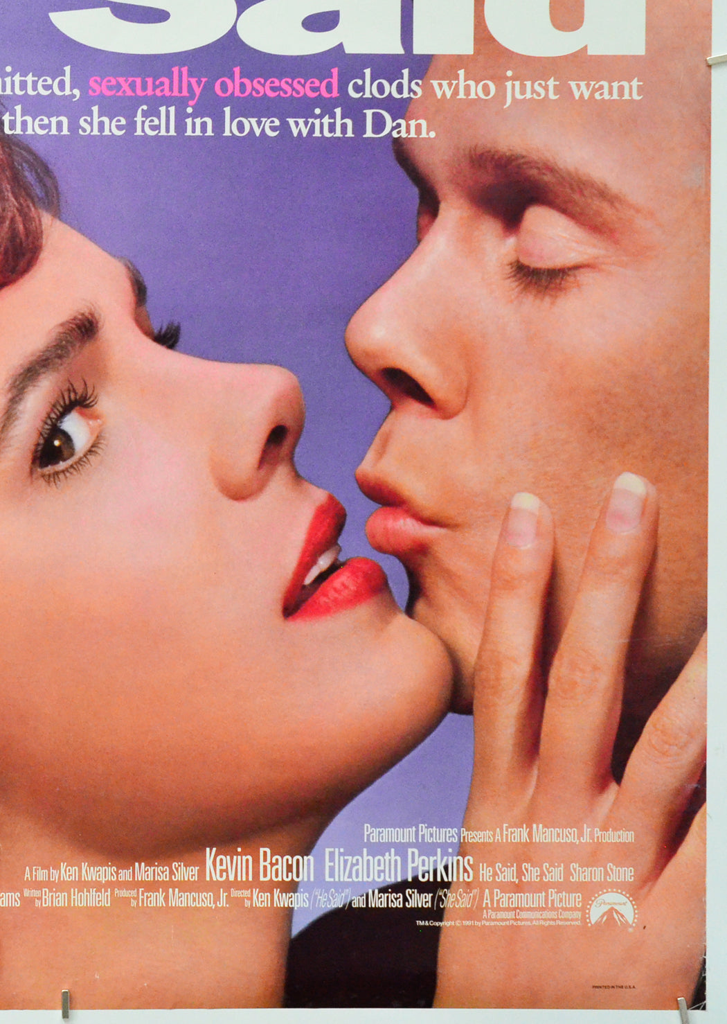 He Said, She Said (Bottom Right) Cinema One Sheet Movie Poster 