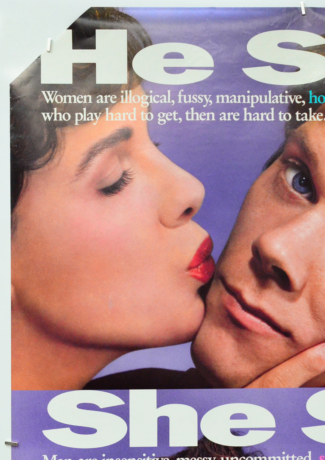 He Said, She Said (Top Left) Cinema One Sheet Movie Poster 