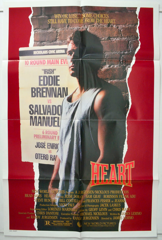 Heart Original One Sheet Poster - Movie Poster