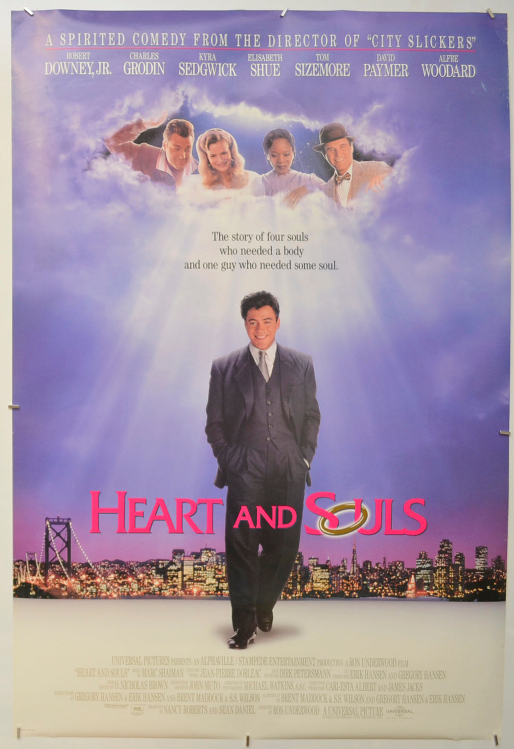 Heart And Souls  Original One Sheet Poster - Film Poster - Movie Poster