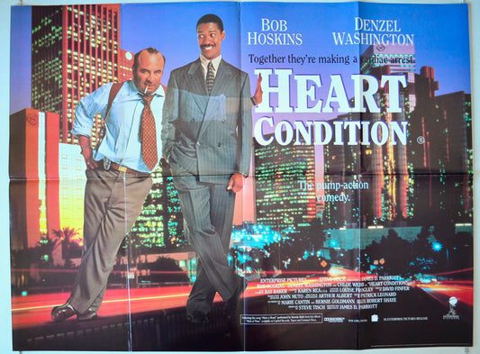 Heart Condition Original British Quad Poster - Movie Poster