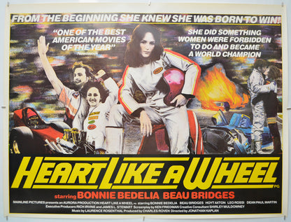 Heart Like A Wheel (The Shirley Muldowney Story)  Original Quad Poster - Film Poster - Movie Poster