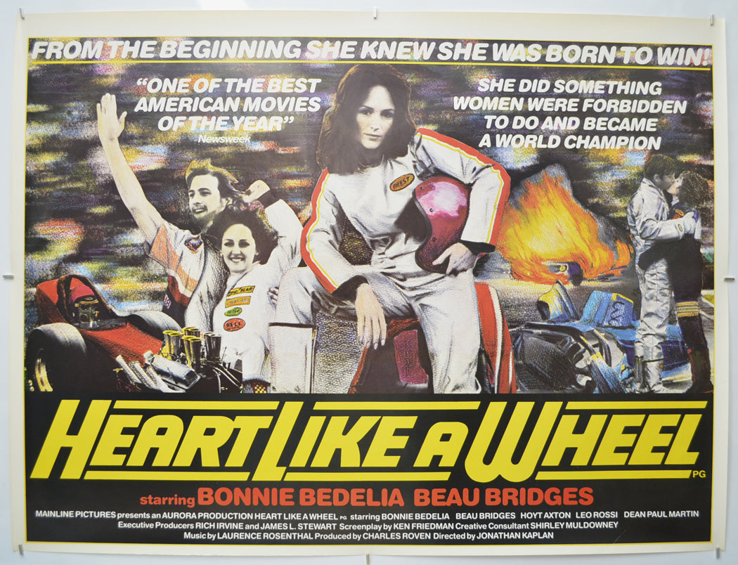 Heart Like A Wheel (The Shirley Muldowney Story)  Original Quad Poster - Film Poster - Movie Poster